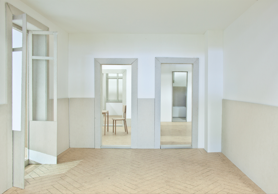 Umbau MFH, Zürich<br />Projekt 2015, Realisation 2015 - 2016<br />Modellphoto: KOBRAA